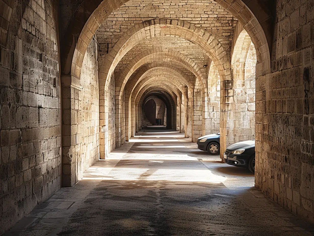 Les arcanes dissimulés du parking du palais des papes à Avignon