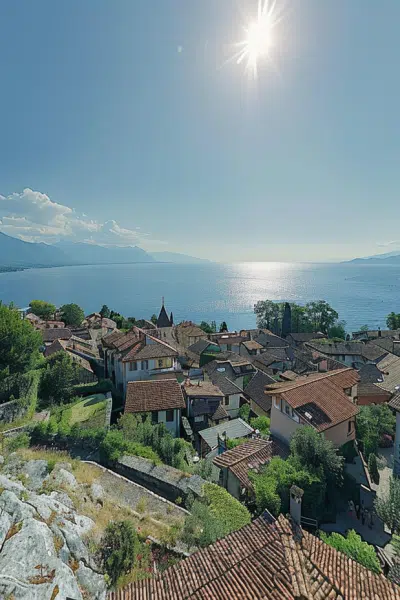 Découvrir Thonon en immersion virtuelle grâce à sa webcam panoramique