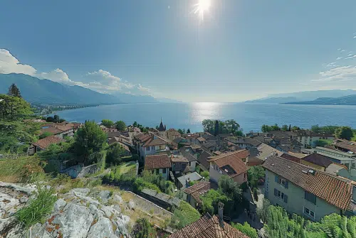 Découvrir Thonon en immersion virtuelle grâce à sa webcam panoramique